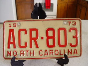  NORTH CAROLINA N C 1973 NUMMERNSCHILD ACR-803 SELTENER NACHLASSFUND - Bild 1 von 4