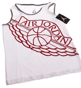 Jordan Wings Boys Graphic Tank Top; Red/White (Small) - Picture 1 of 1