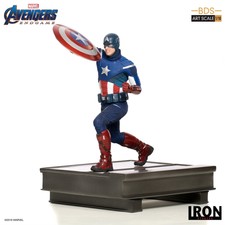 Iron Studios 1/10 Captain America Statue Avengers:Endgame Action Figure Statue