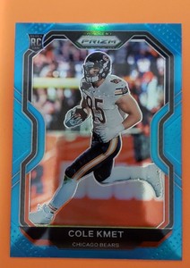 2020 Panini Prizm Cole Kmet #305 Light Blue Prizm Rookie Card SP
