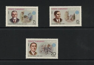 F929  Turkey  1980   famous people   3v.     MNH - Picture 1 of 1