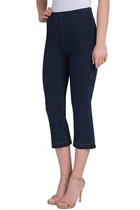 Lysse Women's Denim Crop Flare Legging Style 1642 MSRP $98.00 - Picture 1 of 3