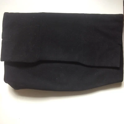 Bolso sin asas plegable Koret vintage años 50 de gamuza para niños negro Foto 1 de 4