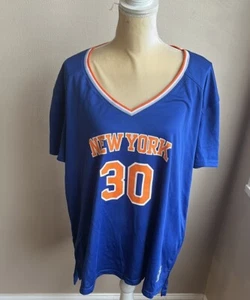 Fanatics New York Knicks 30 Randle Jersey Short Sleeve New Blue 3X - Picture 1 of 4