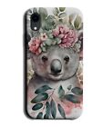 Koala Bear In Flower Crown Phone Case Cover Floral Boho Koalas Bears Art BD14