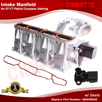 Aluminum Intake Manifold for 07-17 Jeep Compass Patriot 07-10 Chrysler Sebring - Image 1 of 4