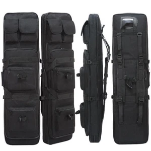 47" Tactical Rifle Bag Gun Range Padded Soft Carbine Backpack Carry Case - Picture 1 of 10