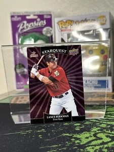 2009 Upper Deck Starquest Purple Common Lance Berkman #SQ-18 - Foto 1 di 3