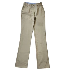 Tommy Hilfiger Beige Straight Leg Trousers UK Women's 8 W26 L34 G451 - Picture 1 of 5