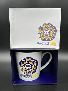 Taza de café de los parques Disney Epcot Starbucks edición limitada 35 aniversario nueva - Imagen 1 de 7