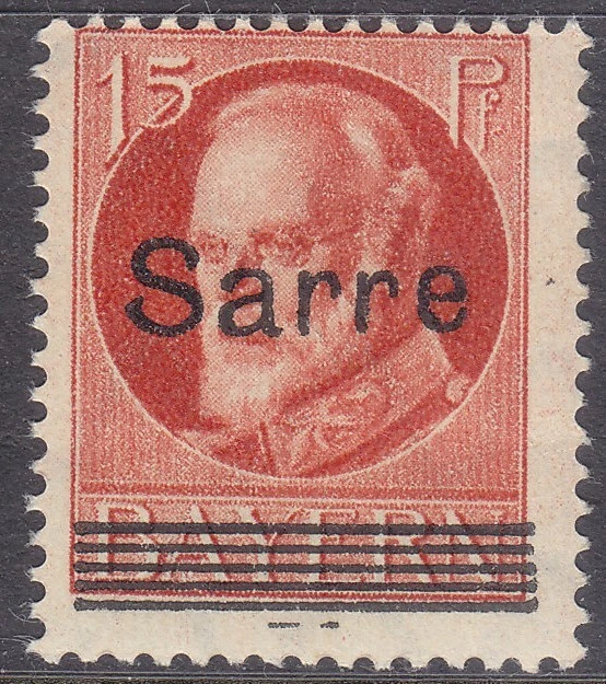 Germany Saar - Sarre Mi 20 1920 MNH - Image 1 of 1