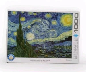 Jigsaw Puzzle 1000 Piece New Eurographics Vincent Van Gogh The Starry Night - Picture 1 of 3