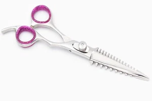 6.5-Inch Fish Bone Barber & Salon Scissors – Professional Hair Cutting Tool - Picture 1 of 5