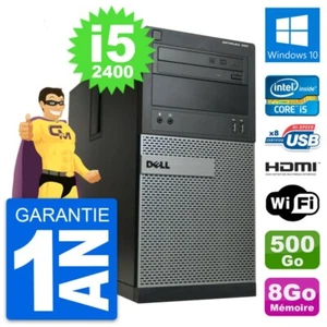 PC tour Dell Optiplex 390 MT i5-2400 RAM 8Go Scheibe 500Go HDMI Windows 10 Wifi - Bild 1 von 5