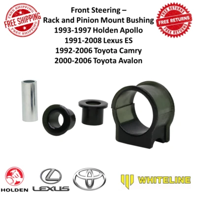 Buje de piñón de cremallera de dirección delantera Whiteline para Toyota Camry Lexus ES #W11722 Foto 1 de 4
