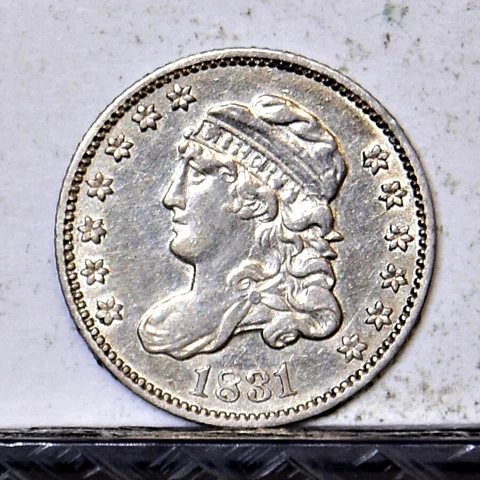 1831 Half Dime - AU Details (#42867) Cover