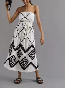 Anthropologie Appliqued Maxi Dress by Pallavi Singhee size 00 $248 price tag NWT - Picture 1 of 6