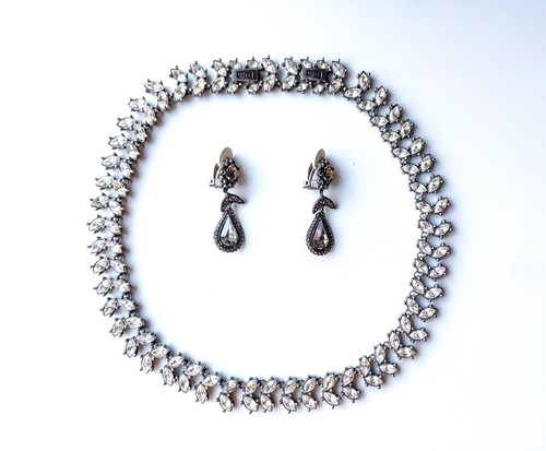 Set Collana Vetro Pistola Vintage Christian Dior John Galliano Era Finitura Metallo