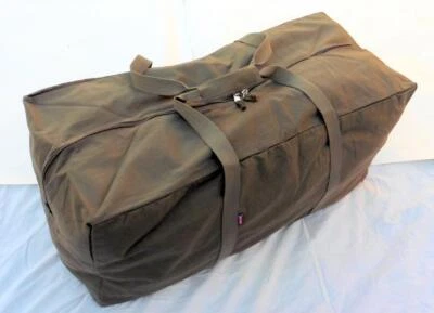50L Large Canvas Duffle Carry Bag Overnight Travel Tote Bike Camping Sports Gym - image 1 of 4