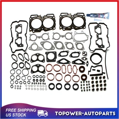 Juego de juntas de culata para Subaru Impreza BAJA 2004-2006 2,5 L H4 EJ255 EJ257 Foto 1 de 4