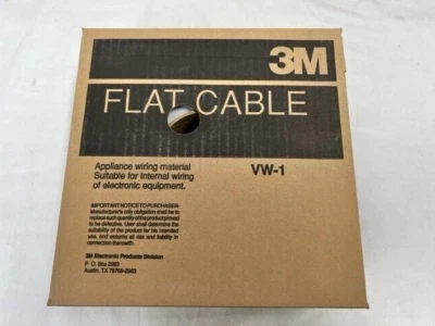 3M 3365/50SF, Flat Ribbon Cable, 28/50, .05mm Pitch, 100 FT Spool - Image 1 of 2