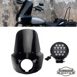 Faro proiettore + carena + parabrezza stile DS PER HARLEY LOW RIDER S FXLRS 2020-2022 - Foto 1 di 8