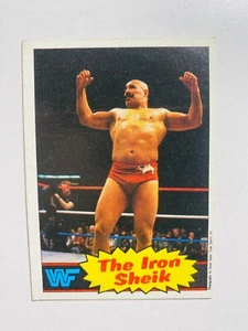 Tarjeta Topps #2 The Iron Sheik 1985 casi nueva-como nueva WF - Imagen 1 de 1
