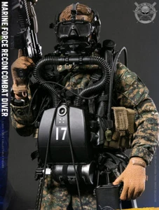 DAMTOYS DAM 78055 USMC Combat Diver Woodland Camouflage Version Toy Soldiers NEW - Picture 1 of 6