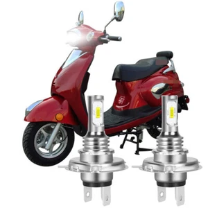 12V 6000K LED HeadLight Bulb for 50cc-250cc Scooter Moped TaoTao Roketa Coolster - Picture 1 of 11