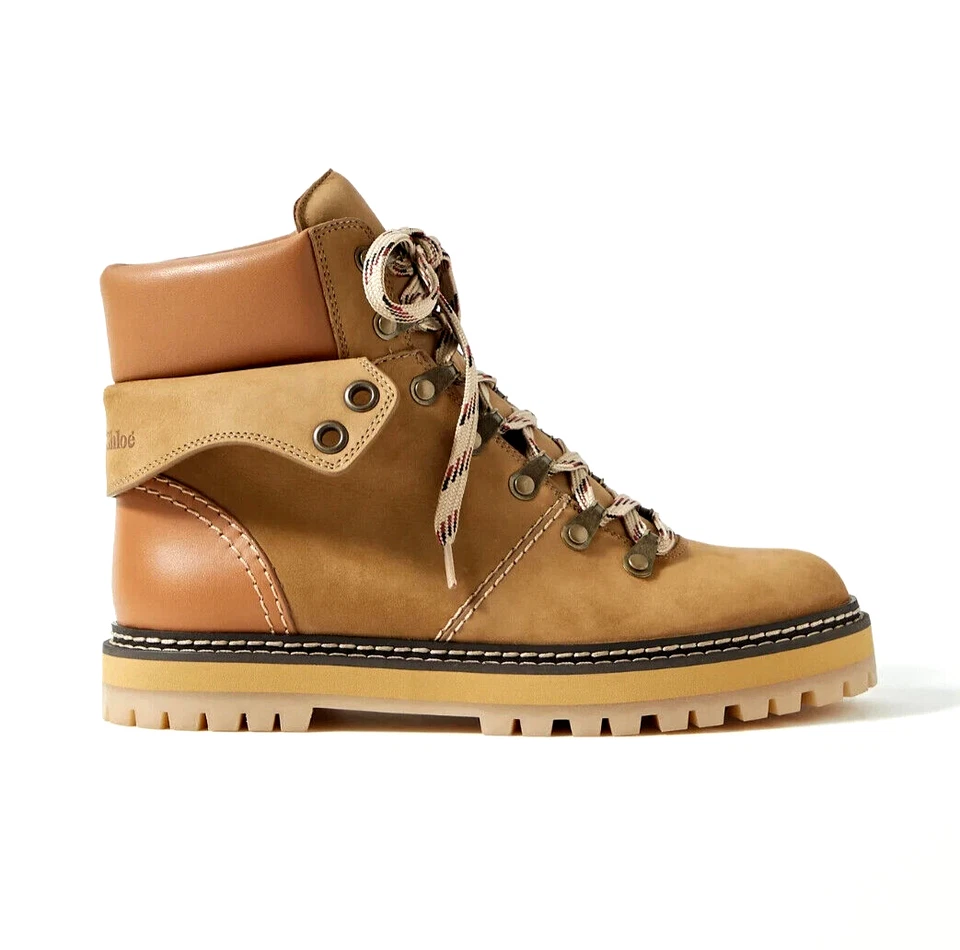 Botas de senderismo See by Chloe Eileen de cuero para mujer G1N con caja Foto 1 de 4