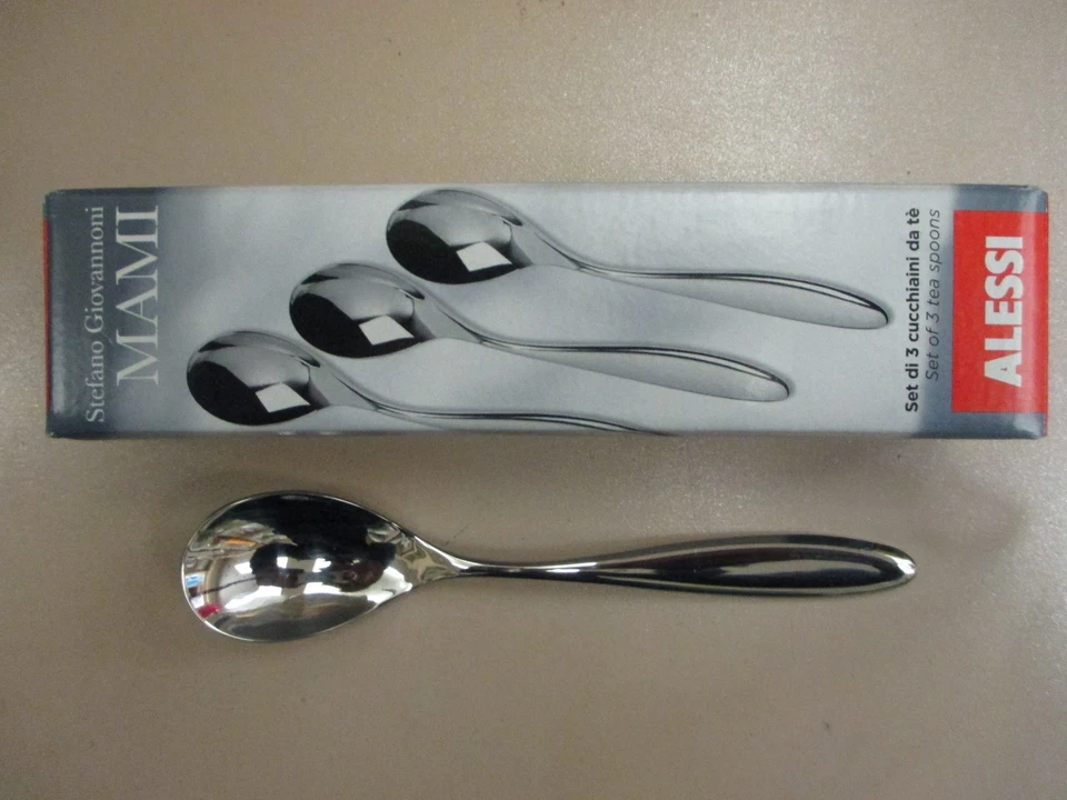 ALESSI - MAMI - 6 CUCCHIAINO THE' -Da 66,00 a 33,00 €-LUNGHEZZA cm.14