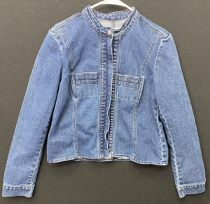Calvin Klein JEAN Jacket Women's Size XL DENIM B10 - Picture 1 of 9