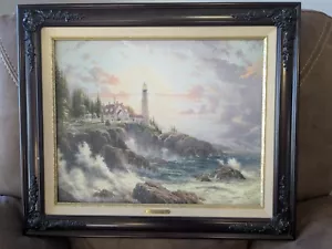 Thomas Kinkade - Clearing Storms - I 1999 - 16 x 20 GERAHMTE LEINWAND - Bild 1 von 4