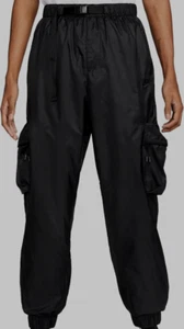 Pantalones tejidos forrados para hombre Nike Tech (negro/negro, FB7911-010) talla XX-grande - Imagen 1 de 2
