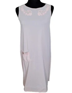 Vintage 60er Jahre Lorraine Nylon Nachthemd rosa Retro Negligee Nachthemd Damen Größe SMALL - Bild 1 von 11