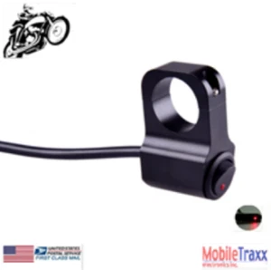 1" (25mm) 10A CNC Alloy Motorcycle Headlight~Fog~Spot Light On/Off Switch W/LED - Picture 1 of 7