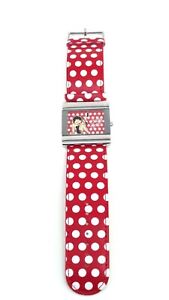 Montre Betty Boop rouge blanc polka point leg up sexy BB Designs neuve de collection