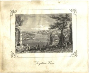 Litho das Goldene Horn Türkei W. Klimt Medau in Leitmeritz Ansicht Donau Stadt - Bild 1 von 2