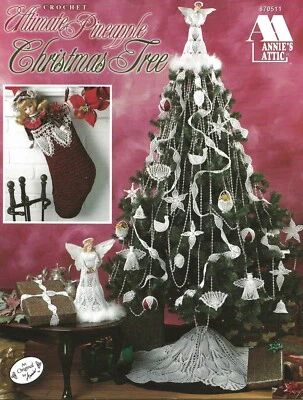 Ultimate abacaxi árvore de Natal crochê anjo enfeites saia meia cisne  - Imagem 1 de 2