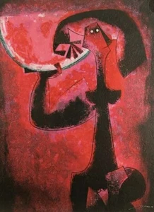 Byron Galvez ""Frau mit Wassermelone"" ANGEBOT MACHEN - Bild 1 von 1