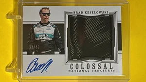 2023 Panini National Treasures Colossal Material Autograph Brad Keselowski /49 - Picture 1 of 2