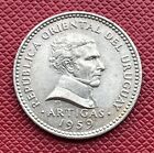 Uruguay 1959 Copper-Nickel 10 Centésimos. Royal Mint. UNC BU. KM# 35