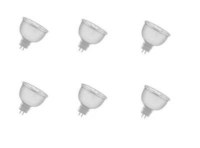 6x OSRAM LED Reflektor Spot GU5.3 3,5W = 20W kaltweiß EEK: F (Spektrum A-G) - Bild 1 von 3