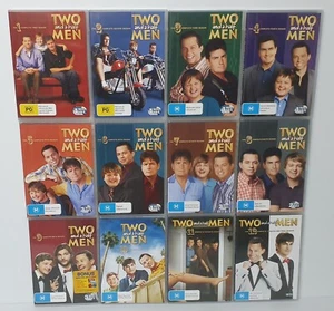 Two and a Half Men - Complete Series - Season 1 - 12 DVDs Region 4 - Picture 1 of 4