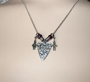 Frau Mann Herz Liebe Lifestyle  Statement Paar Halskette Venus Mars - Bild 1 von 5