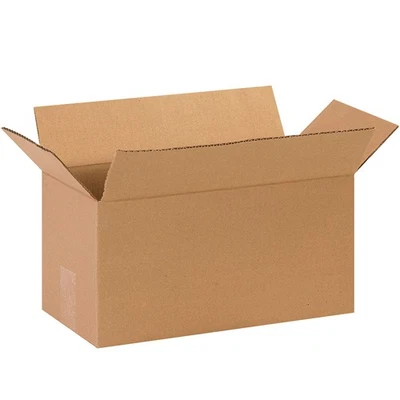 50 - 14 x 7 x 7 Corrugated Shipping Boxes Storage Cartons Moving Packing Box - Image 1 of 2