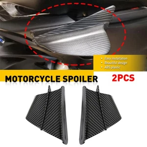 Fit Motorcycle/bike Winglet Air Spoilers Side Deflector Wing Higher Quality - Picture 1 of 11