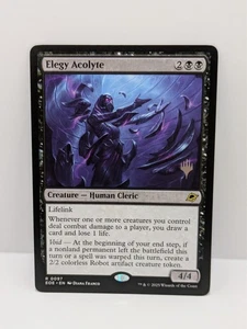 Edge Of Eternities - Elegy Acolyte - Creature - Eoe 097 - Black - Rare - Promo - Picture 1 of 2