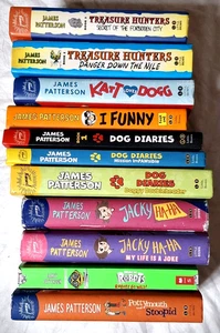 James Patterson Kids Books Lot  of 11 - I Funny/ Dog Diaries/ Jacky Ha-Ha & more - Picture 1 of 6