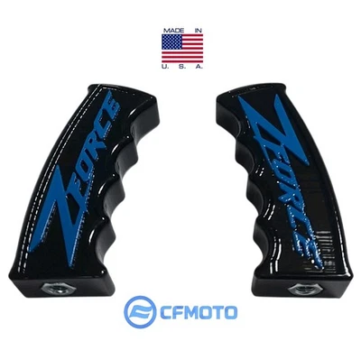 Perilla de cambio de polímero ZForce negra, azul CF Moto, palanca de cambios de 4" Foto 1 de 3